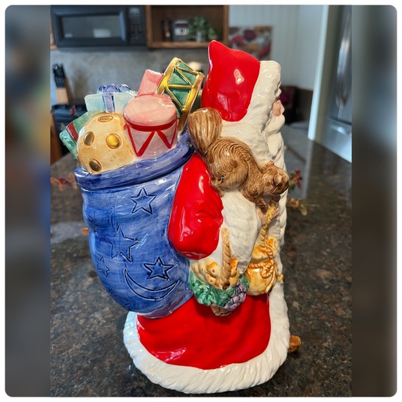 Marshall Field’s, Dayton’s-Vintage Ceramic Santa Cookie Jar-1991 - Picture 4 of 9